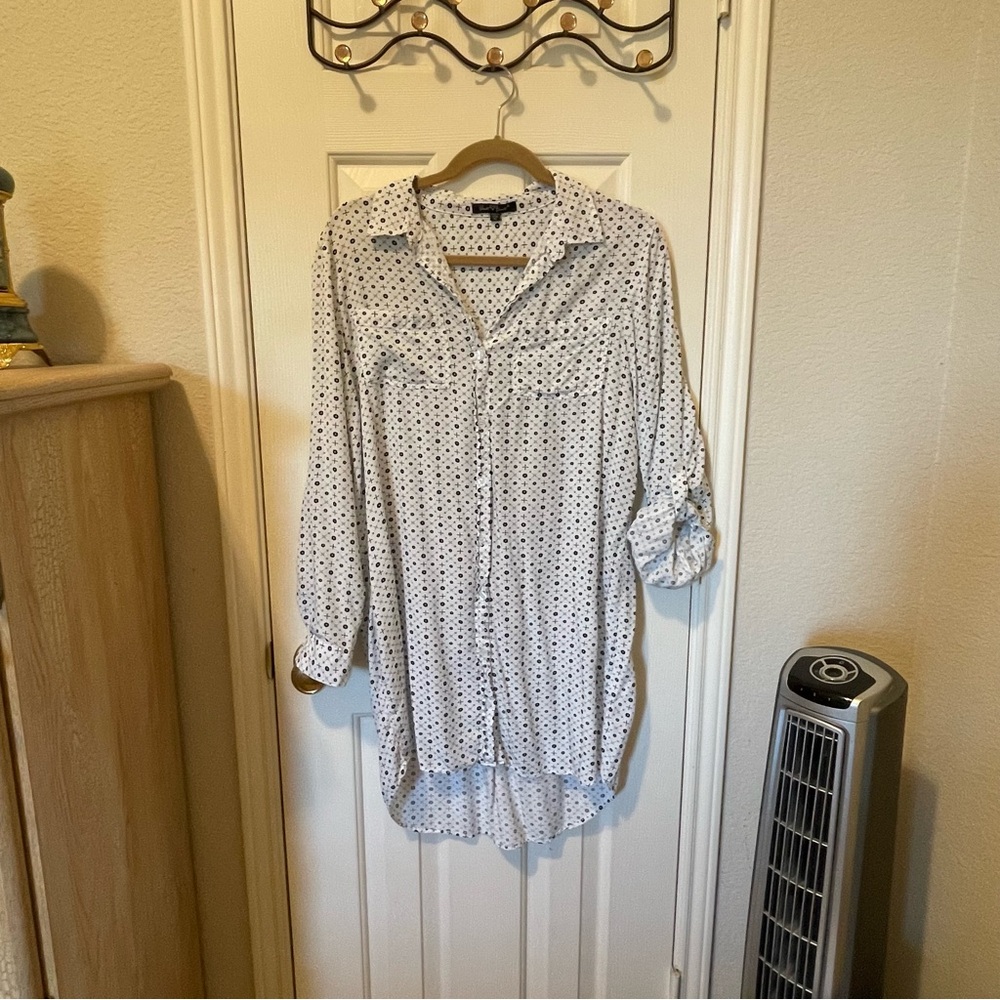 Velvet Heart Floral Patterned Shirt Dress